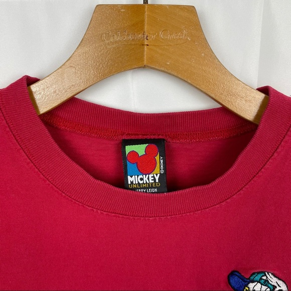 Disney Red & Blue Donald Duck Short Sleeve T Shirt - Picture 5 of 14